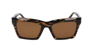 Donna Karan DO515S Sunglasses 233 Brown Horn 53mm